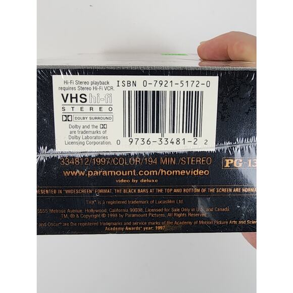 TITANIC - Widescreen - Digitally Mastered - Sealed New VHS Film Movie - Picture 5 of 6